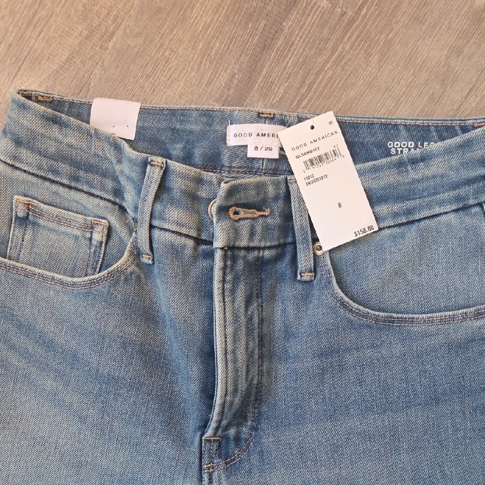 Good American - Soft Tech Mid Rise Straight - Picture 4 of 4
